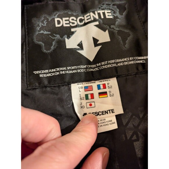 Descente Oversized Ski Poncho Pullover Jacket Red Men's Size Large - Picture 6 of 8